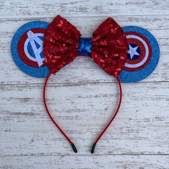 captain america minnie mouse Other - Captain America Minnie Mouse Ears